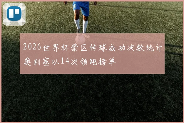 2026世界杯禁区传球成功次数统计奥利塞以14次领跑榜单